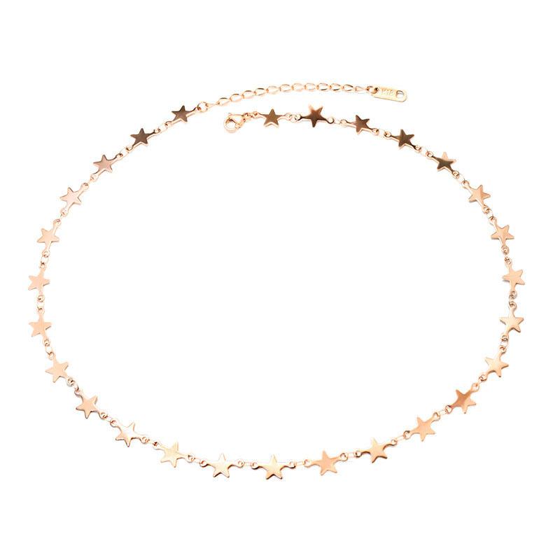 Fashion Multi Five Pointed Star Pendant For Women Jewelry Wholesale 316l Stainless Steel Choker Necklaces Bijoux Birthday Gifts
Fashion Multi Five Pointed Star Pendant For Women Jewelry Wholesale 316l Stainless Steel Choker Necklaces Bijoux Birthday Gifts