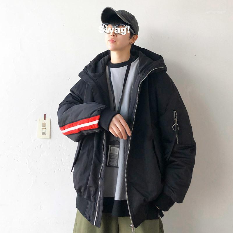 2019 Winter New Men's Warm Youth Popular Top Jacket Fashion Casual Webbing Print Short Hooded Cotton White / Black -3XL1
2019 Winter New Men's Warm Youth Popular Top Jacket Fashion Casual Webbing Print Short Hooded Cotton White / Black -3XL1