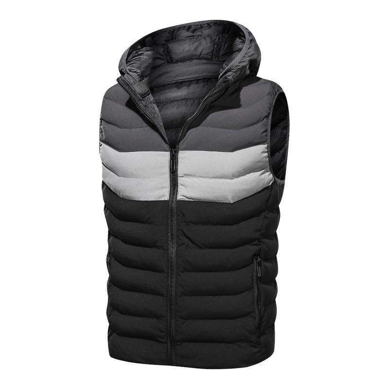 Men Winter Fashion Thick Hooded Sleeveless Vest Jacket WaistCoat 2020 New Mens Autumn Casual Warm Cotton-Padded Vests Waistcoat, Black and gray
Men Winter Fashion Thick Hooded Sleeveless Vest Jacket WaistCoat 2020 New Mens Autumn Casual Warm Cotton-Padded Vests Waistcoat, Black and gray