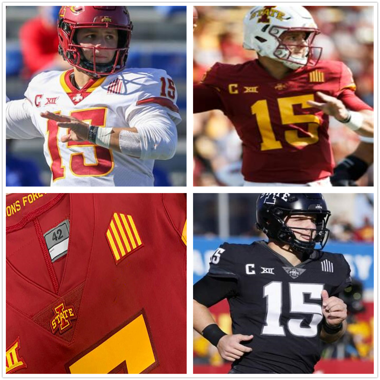 Custom Iowa State Cyclones 28 Breece Hall Football College stitched jersey JaQuan Bailey Landen Akers Latrell Bankston Will McDonald IV, Red
Custom Iowa State Cyclones 28 Breece Hall Football College stitched jersey JaQuan Bailey Landen Akers Latrell Bankston Will McDonald IV, Red