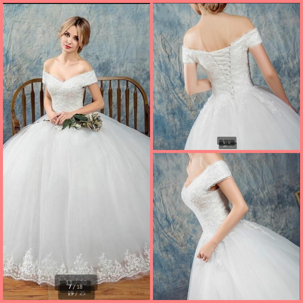 2020 Vestido De Novia white off the shoulder sexy wedding dress lace appliques v neckline princess puffy wedding gowns best selling, Ivory
2020 Vestido De Novia white off the shoulder sexy wedding dress lace appliques v neckline princess puffy wedding gowns best selling, Ivory