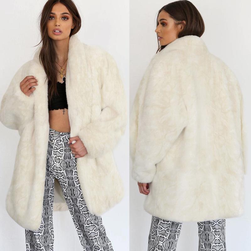 Women Faux Fur Plush Teddy Coat Winter Thick Warm Fluffy Long Fur Coats Fashion Lapel Shaggy Jackets Overcoat Plus Size Outwear, As pic
Women Faux Fur Plush Teddy Coat Winter Thick Warm Fluffy Long Fur Coats Fashion Lapel Shaggy Jackets Overcoat Plus Size Outwear, As pic