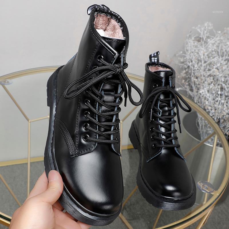 Winter Women Boots Genuine Leather Square Heel Ankle Boots Plush Warm Short Lace-Up Female Shoes Botas Mujer Size 35-461, Black plush
Winter Women Boots Genuine Leather Square Heel Ankle Boots Plush Warm Short Lace-Up Female Shoes Botas Mujer Size 35-461, Black plush
