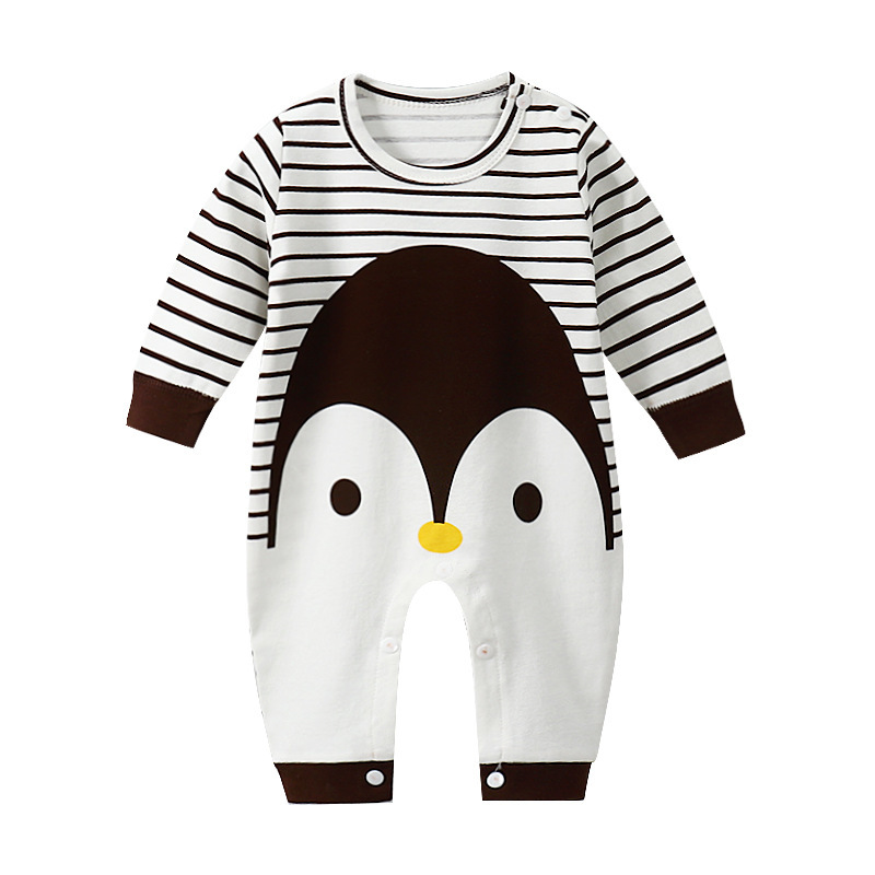 New Newborn Rompers boys girls Jumpsuit Spring Autumn Winter Toddler Cartoon Long Sleeve Cotton Climbing Baby Clothes 3-12M Y1221
