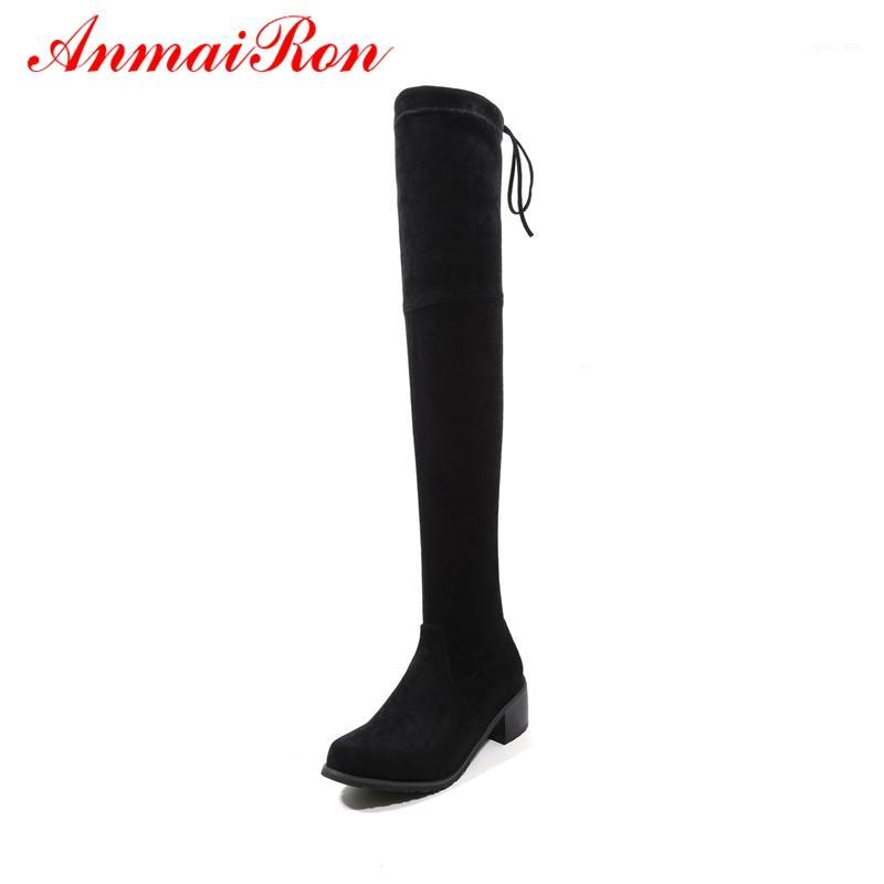 AnmaiRon Women Boots Fashion Round Toe Knee High Boots Botas Mujer Invierno Womens Winter Fashion 2020 Size 33-43LY0431, Black
AnmaiRon Women Boots Fashion Round Toe Knee High Boots Botas Mujer Invierno Womens Winter Fashion 2020 Size 33-43LY0431, Black