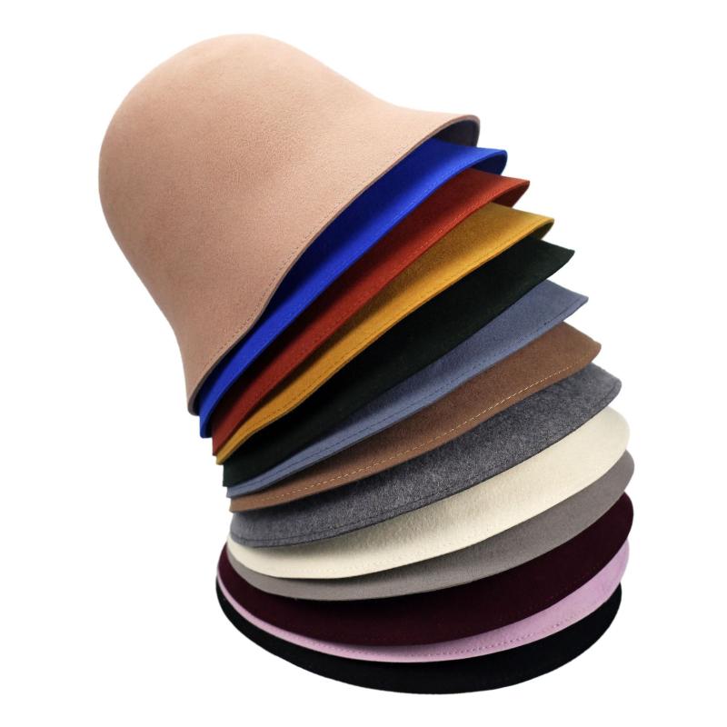 Natural Wool Bucket Hat for Man and Woman Felt Solid Color Casual Stylish Autumn Fashion Hat, White
Natural Wool Bucket Hat for Man and Woman Felt Solid Color Casual Stylish Autumn Fashion Hat, White