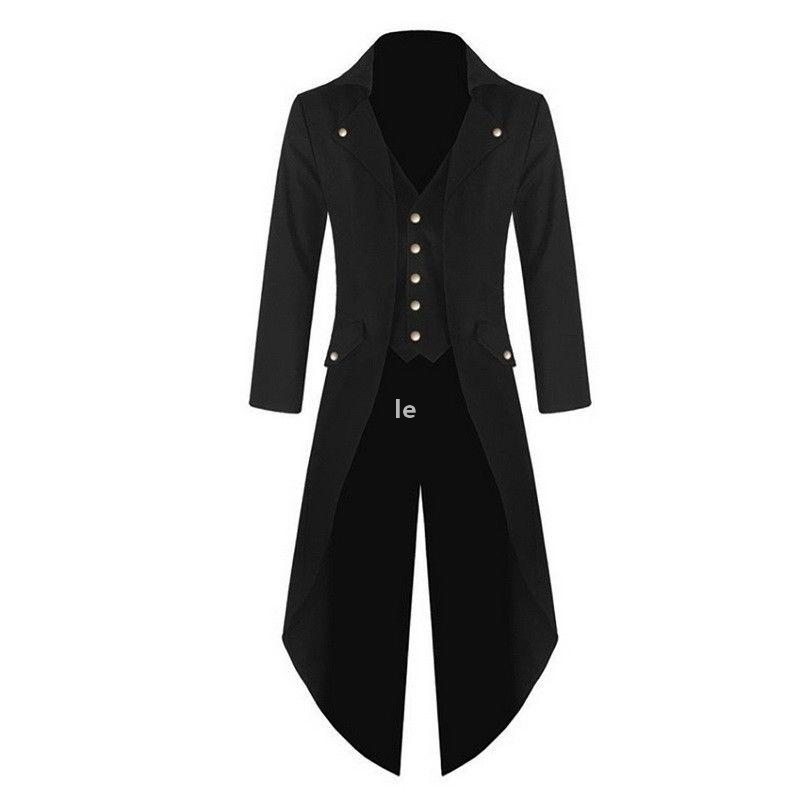 SJ 4 Colour S -4xl Retro Costume Victorian Steampunk Swalow Gothic Men Tailcoat Jacket Ringmaster Tail Long Coat B, Black;brown
SJ 4 Colour S -4xl Retro Costume Victorian Steampunk Swalow Gothic Men Tailcoat Jacket Ringmaster Tail Long Coat B, Black;brown