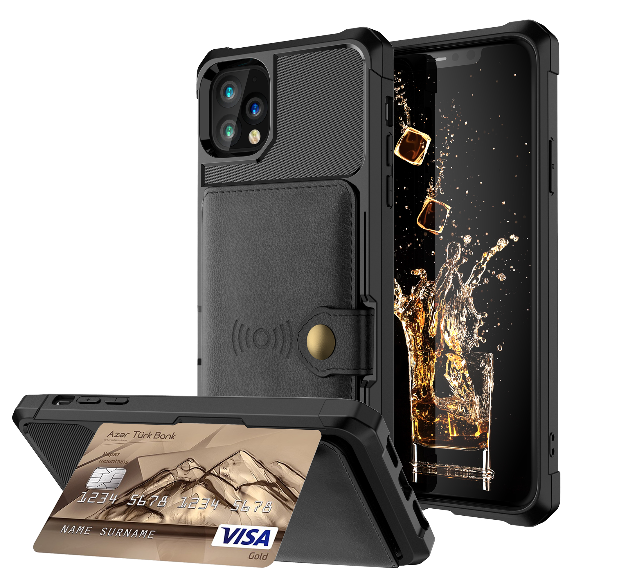 Shockproof PU Leather Credit Card Holder Slots Stand Wallet Cases For iPhone 12 Pro Max 13 Mini 11 XS XR X 8 7 6 Plus
Shockproof PU Leather Credit Card Holder Slots Stand Wallet Cases For iPhone 12 Pro Max 13 Mini 11 XS XR X 8 7 6 Plus