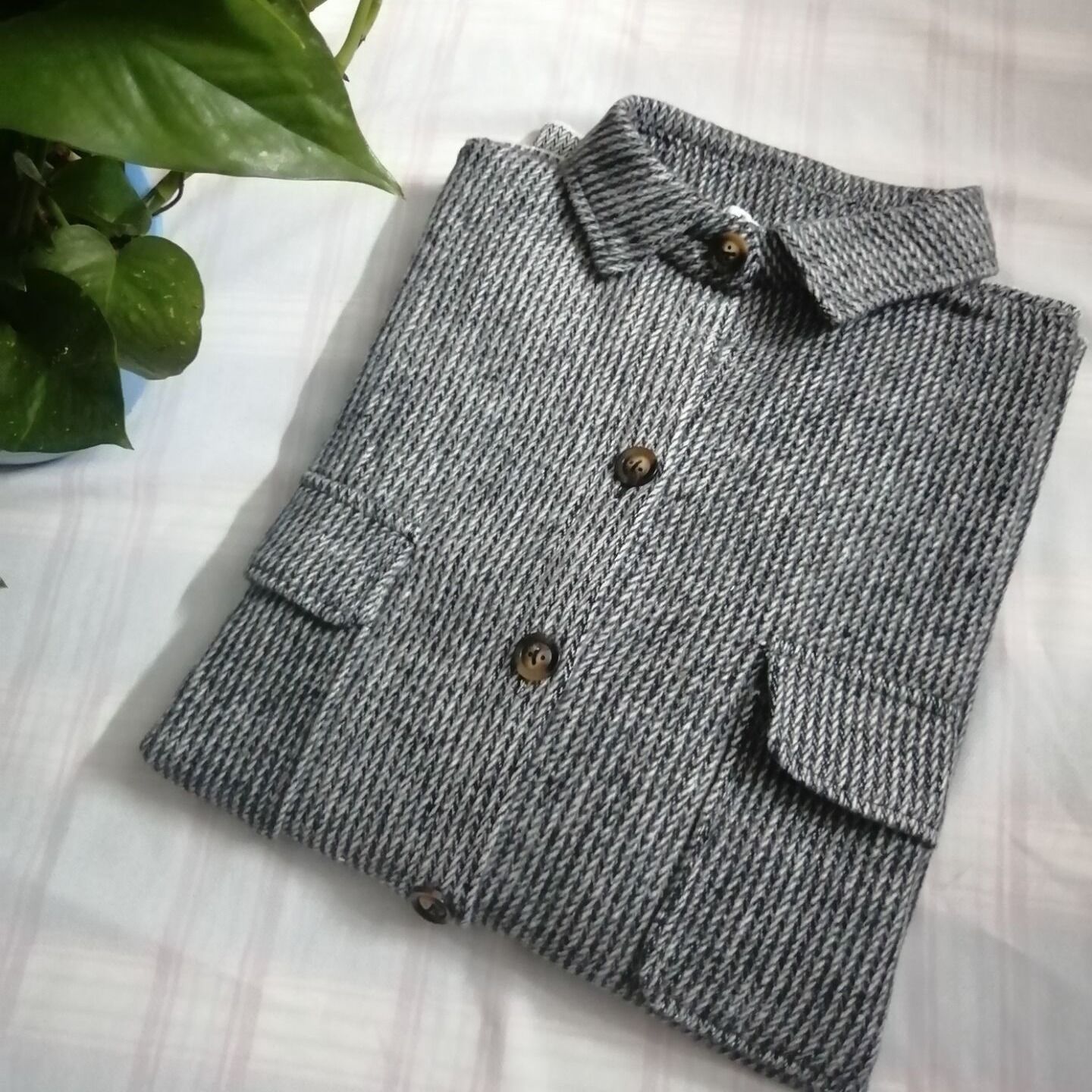 Women Autumn New Retro Houndstooth Shirts Vintage Tassel Loose Wild Long Sleeve Jacket Casual Street Lady Outwears 201112