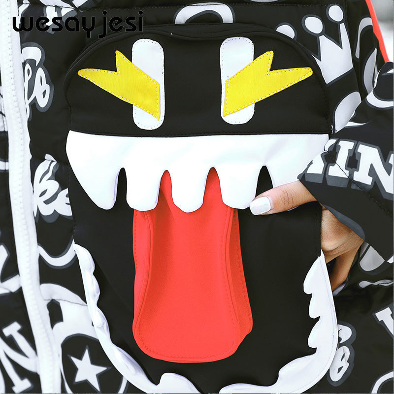 Double warm winter coat thickened parka women stitching slim long winter coat down cotton ladies down parka down jacket women 201030