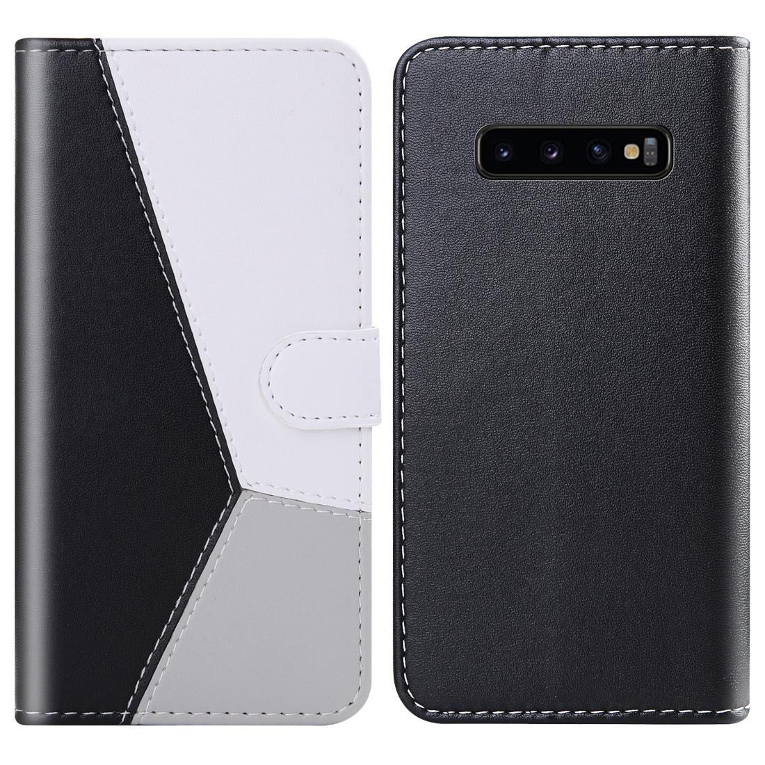For Galaxy S10 Tricolor Stitching Horizontal Flip TPU PU Leather Case with Holder Card Slots Wallet
For Galaxy S10 Tricolor Stitching Horizontal Flip TPU PU Leather Case with Holder Card Slots Wallet