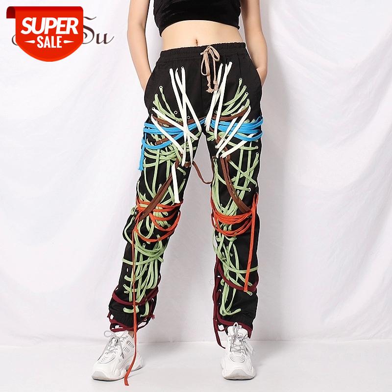 ArtSu Patchwork Bandage Women's Trouser High Waist Casual Slim Pants For Female Summer 2020 Streetwear Fashion Tide CO28002 #KH9o, Black;white
ArtSu Patchwork Bandage Women's Trouser High Waist Casual Slim Pants For Female Summer 2020 Streetwear Fashion Tide CO28002 #KH9o, Black;white