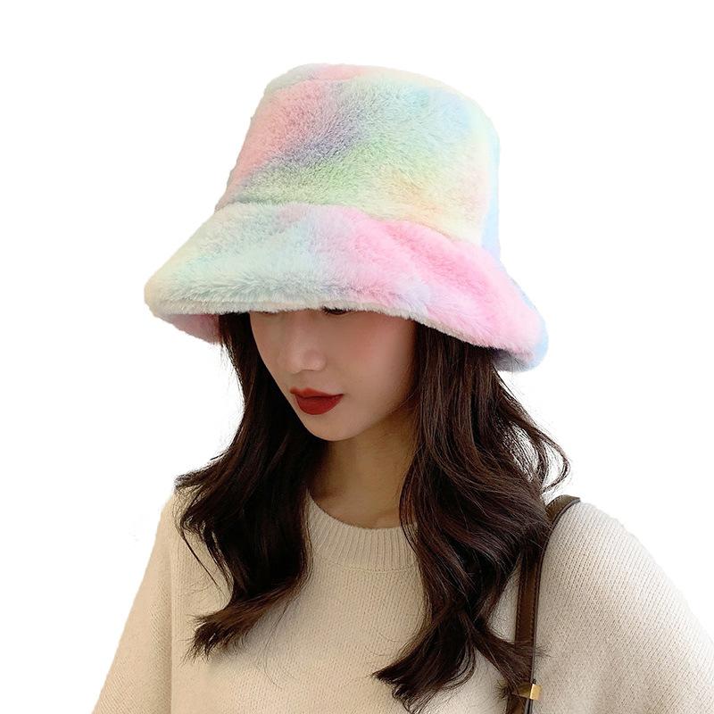Winter New Colorful Printed Plush Bucket Hat For Women Warm Soft Cotton Large Brim Casual Travel Caps Girls Plush Fisherman Hats
Winter New Colorful Printed Plush Bucket Hat For Women Warm Soft Cotton Large Brim Casual Travel Caps Girls Plush Fisherman Hats