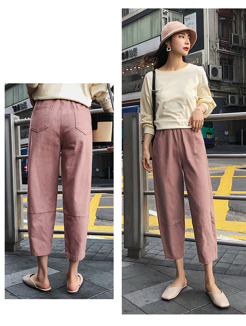 Loose Joggers Cargo Harem Pants Women Plus Size Cotton Women's Harem Boyfriend Pants For Women Pencil Sweatpants Large Size T200516