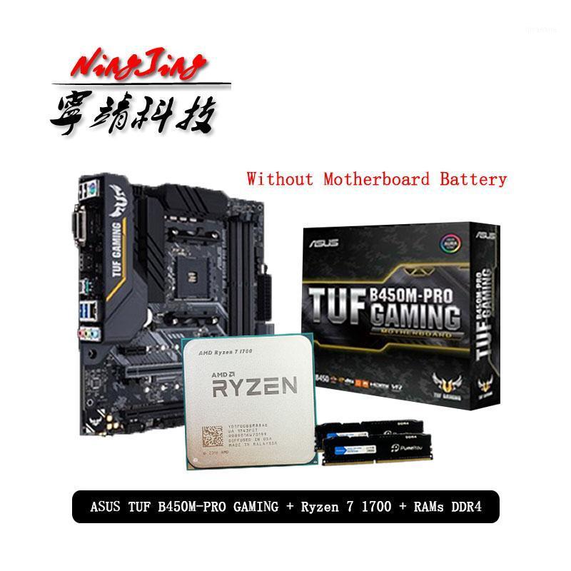 AMD Ryzen 7 1700 R7 1700 CPU + Asus TUF B450M PRO GAMING Motherboard + Pumeitou DDR4 2666MHz RAMs Suit Socket AM4 Without cooler1
AMD Ryzen 7 1700 R7 1700 CPU + Asus TUF B450M PRO GAMING Motherboard + Pumeitou DDR4 2666MHz RAMs Suit Socket AM4 Without cooler1