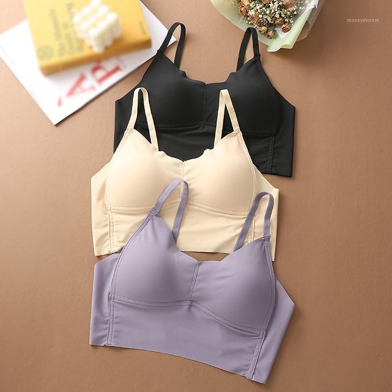 Ice Silk Seamless Bras Women Underwear Solid Comfortable Women Push Up Bras With Chest Padded1, Beige
Ice Silk Seamless Bras Women Underwear Solid Comfortable Women Push Up Bras With Chest Padded1, Beige