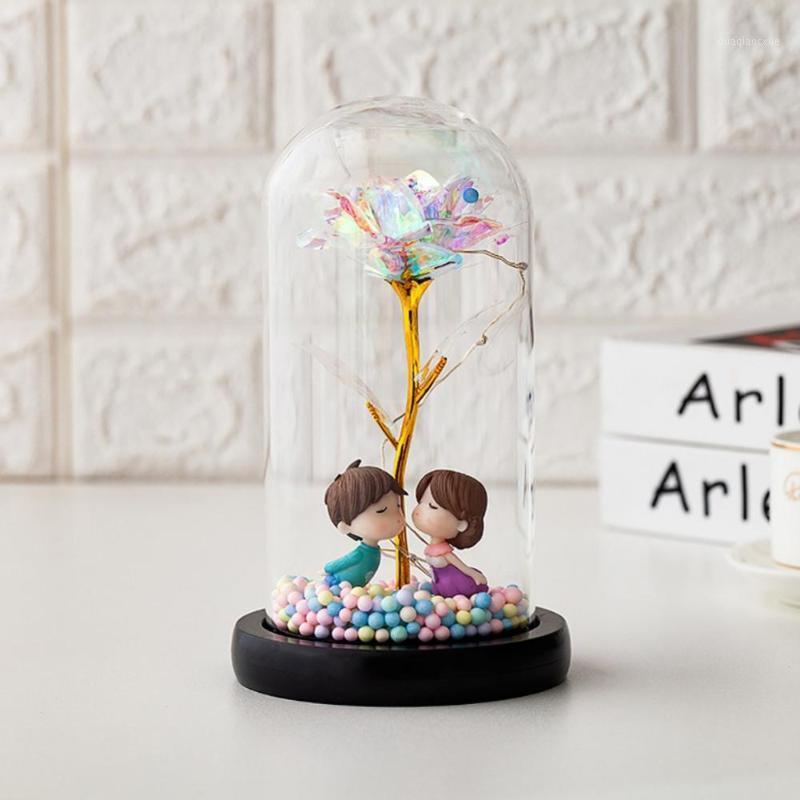 ED Light Rose Lamps Gold Foil Rose Flower LIn Glass Dome On Wooden Base With Gift Box For Women Valentine's Day Gift 5 Types1, A1
ED Light Rose Lamps Gold Foil Rose Flower LIn Glass Dome On Wooden Base With Gift Box For Women Valentine's Day Gift 5 Types1, A1