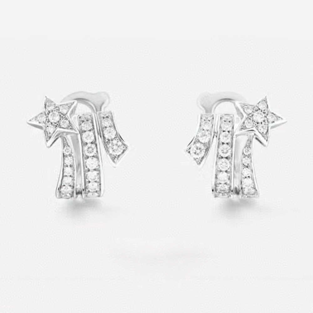 S925 Sterling Silver Meteor Studs Gorgeous Luxury Brand Jewelry AAA Zircon All Joker Fashion Elegant Lady The New 2021Hot от DHgate WW