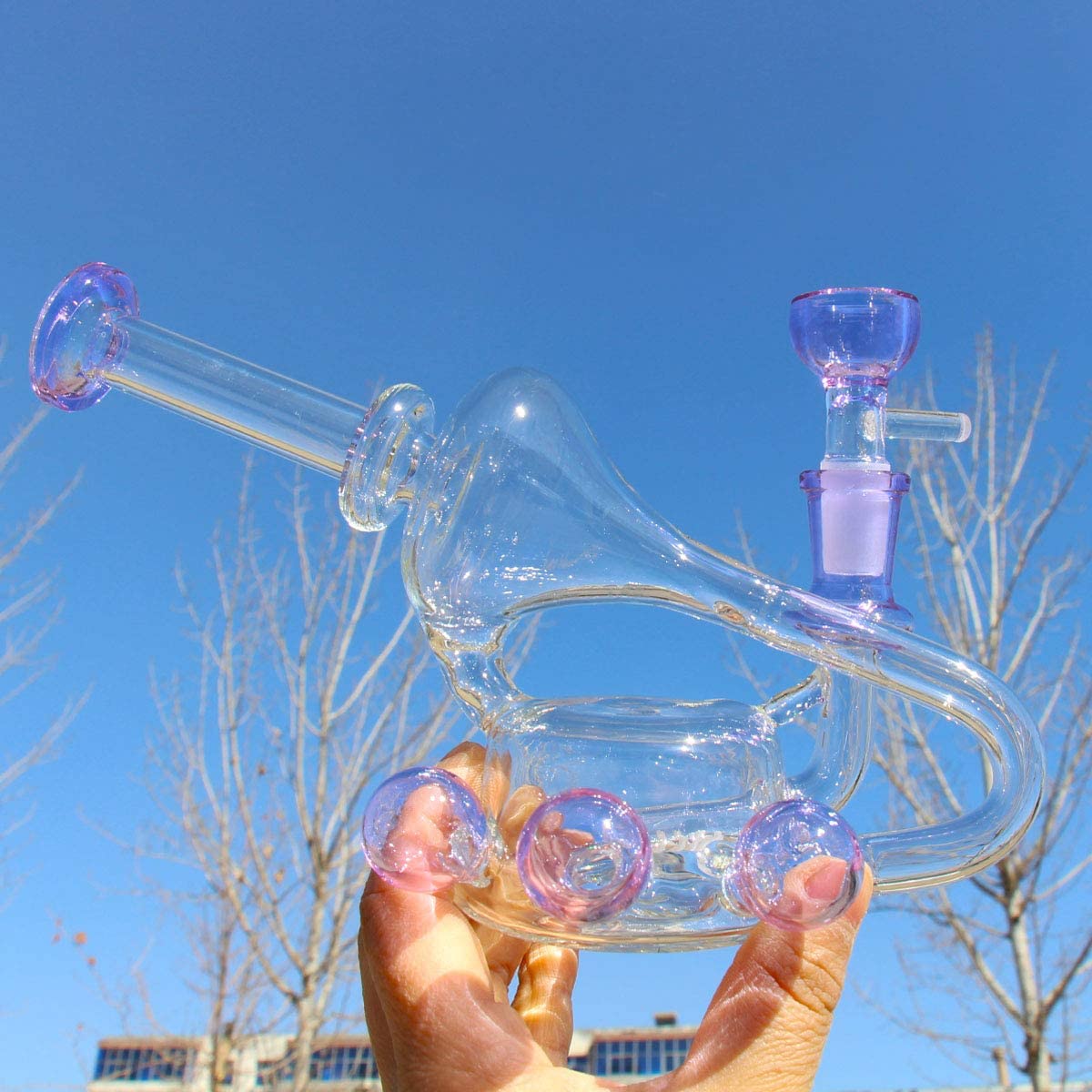 Purple Hookahs glass water bongs Smoke oil burner pipe klein recycler dab rigs beaker bong heady glasses ash catcher 14mm bowl
Purple Hookahs glass water bongs Smoke oil burner pipe klein recycler dab rigs beaker bong heady glasses ash catcher 14mm bowl