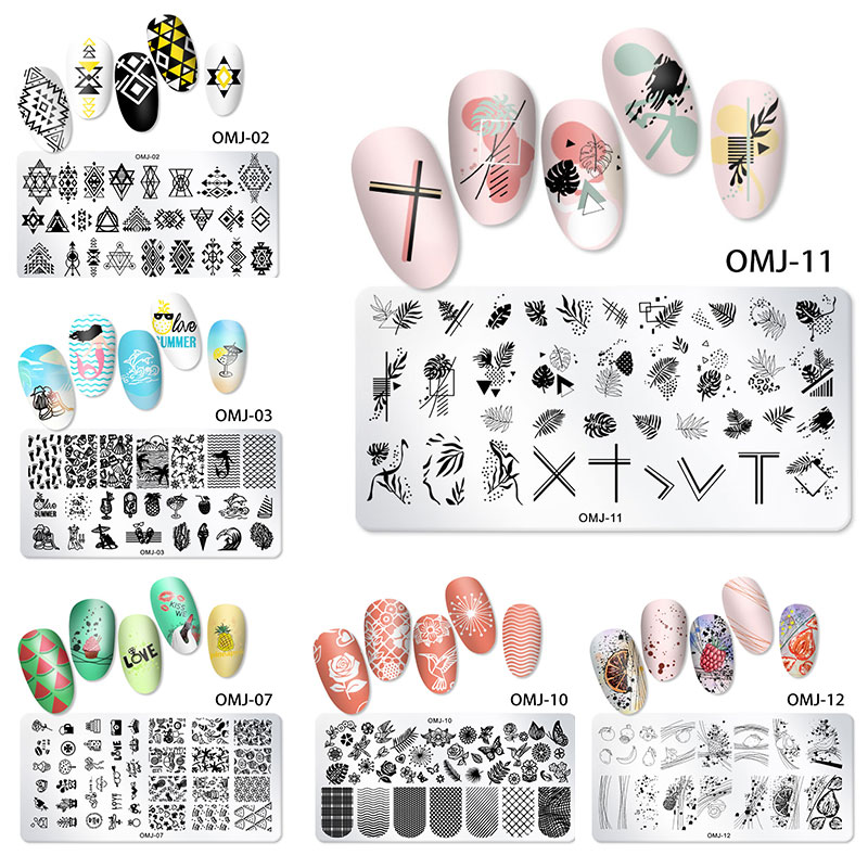 New Nail Stamping Plate Transfer Lines Flower Geometric Marble Image Stamp Template Printing Stencil DIY Manicure Nail Art Tools
New Nail Stamping Plate Transfer Lines Flower Geometric Marble Image Stamp Template Printing Stencil DIY Manicure Nail Art Tools