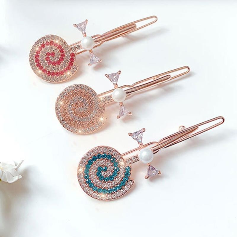 Women Sweet Metal Hair Clip Cute Rhinestone Lollipop Jewelry Side Bangs Hairpins X7YA
Women Sweet Metal Hair Clip Cute Rhinestone Lollipop Jewelry Side Bangs Hairpins X7YA