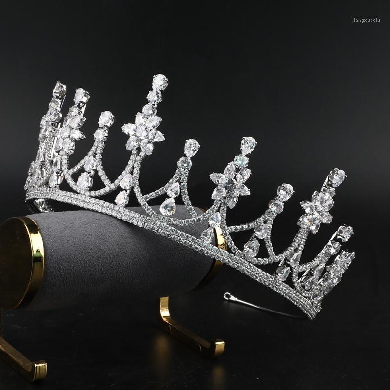 Hair Clips & Barrettes MYFEIVO Luxury Zircon Bridal Crown Princess Tiaras Headdress Simple Style Wedding Accessories HQ0832, Golden;silver
Hair Clips & Barrettes MYFEIVO Luxury Zircon Bridal Crown Princess Tiaras Headdress Simple Style Wedding Accessories HQ0832, Golden;silver