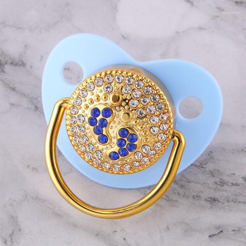 Blue Color Baby Foot Pacifiers 0-18 Months BPA Free Bling Pacifiers Grade Baby Soother Nipples1
Blue Color Baby Foot Pacifiers 0-18 Months BPA Free Bling Pacifiers Grade Baby Soother Nipples1