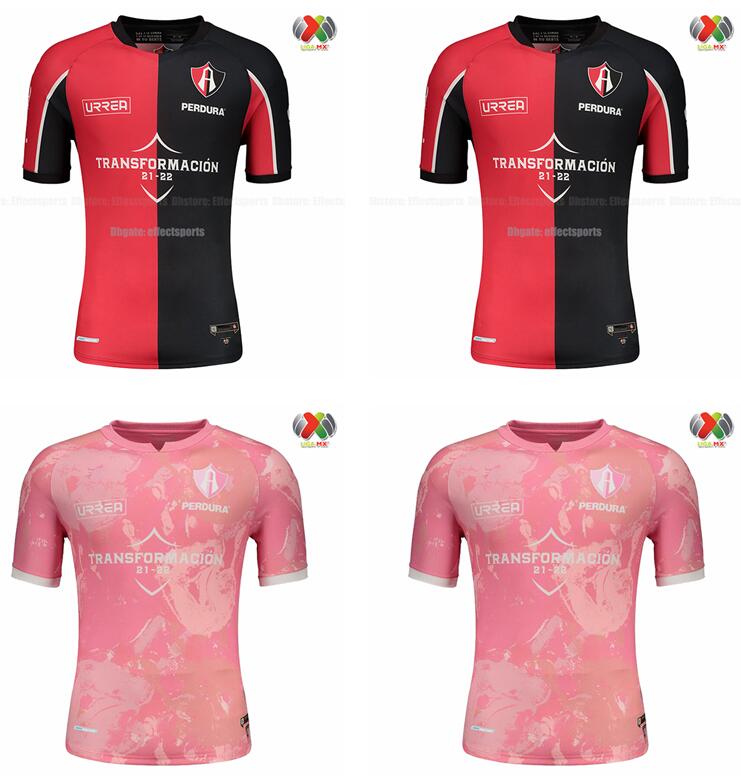 2021 2022 Atlas FC Special Soccer Jerseys Breast Cancer Awareness Pink Third Home Away Queretaro Shirt 21 22 Jersey Camiseta HFFEW