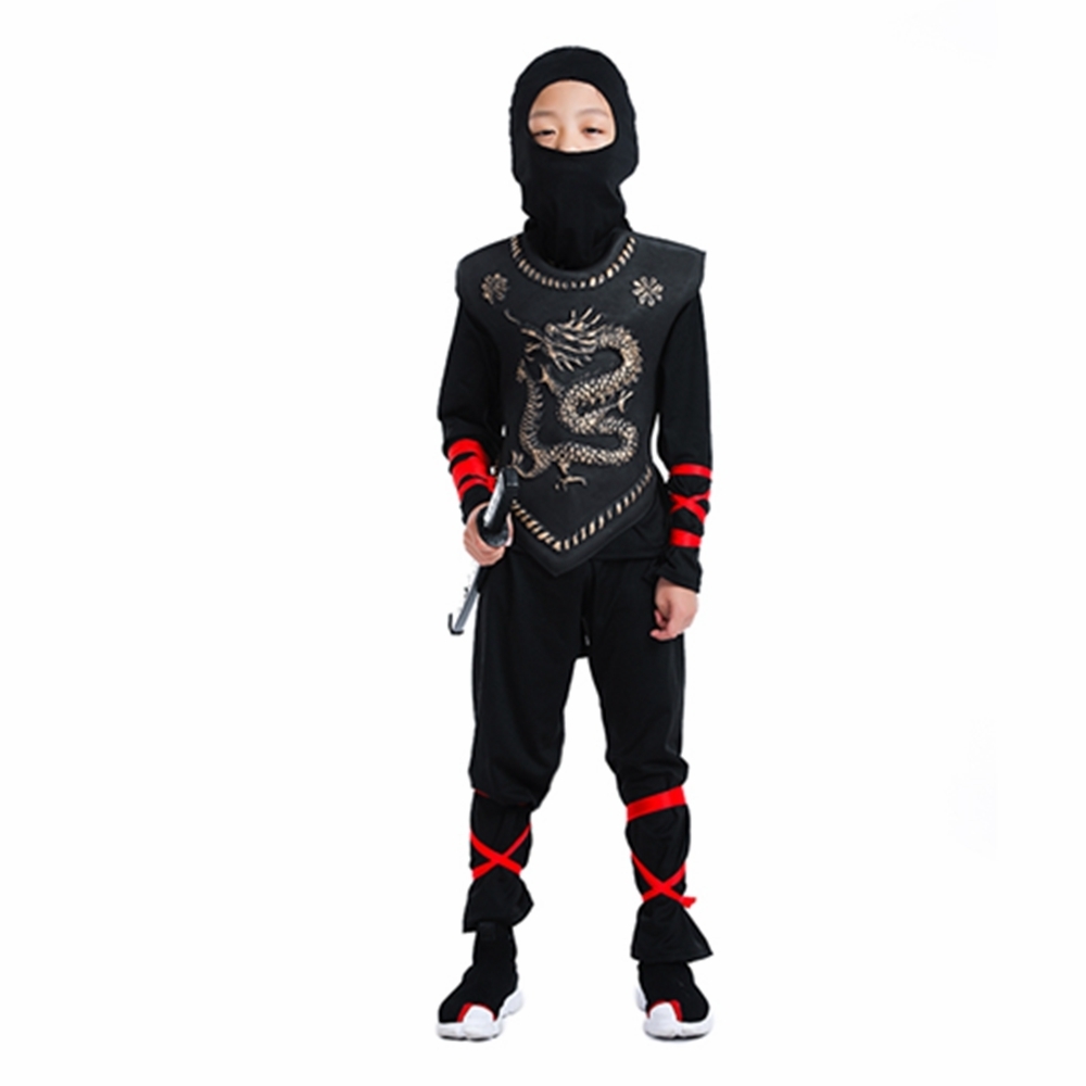 Ninja Costume Child Ninjago Party Costumes Boys Girls Halloween Fancy Dress Superhero Cosplay Ninja Suit Kids Clothes Set Gift LJ200930