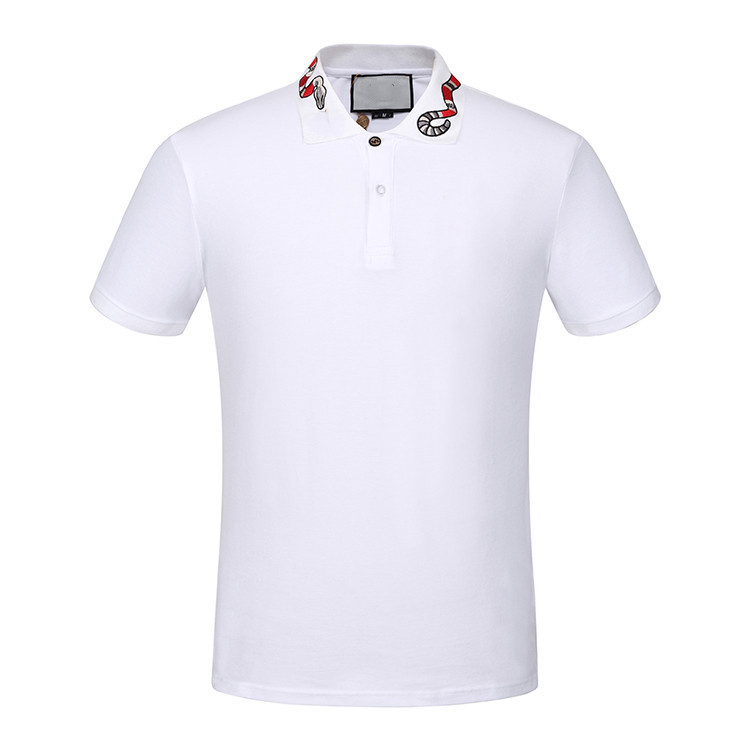 New Designer Polo Shirt Men's Luxury Polo Casual Men's Polo T-shirt Letter Printing Embroidery Fashion High Street Men's Polos#3051, White;black
New Designer Polo Shirt Men's Luxury Polo Casual Men's Polo T-shirt Letter Printing Embroidery Fashion High Street Men's Polos#3051, White;black