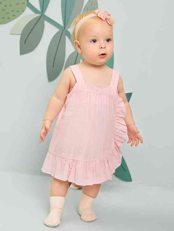 Baby Ruffle Trim Cami Dress SHE