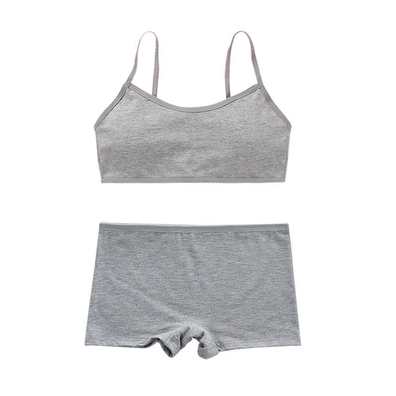 5Sets/lot Bra Set for Teens Training Bras Girls Underwear Set for Teenagers Puberty Girls Underwear 8-14years Y0126