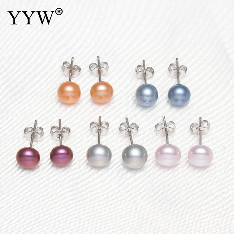 12 Colors Hot Sale Fashion Pearl Stud Earrings New Natural 7-7.5mm White Freshwater Pearl Earrings for wedding jewelry gift
12 Colors Hot Sale Fashion Pearl Stud Earrings New Natural 7-7.5mm White Freshwater Pearl Earrings for wedding jewelry gift