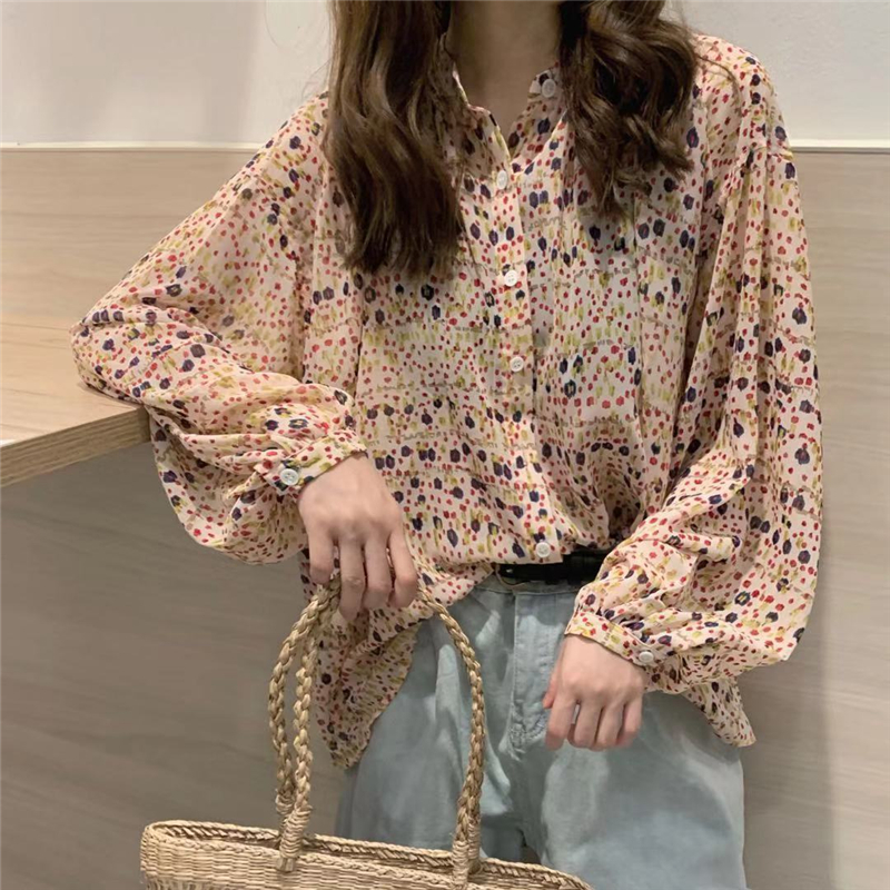 2021 New Spring and women's blouses loosened Korean printing manga long protection female chiffon shirt (cx8074) 46IK, Pink
2021 New Spring and women's blouses loosened Korean printing manga long protection female chiffon shirt (cx8074) 46IK, Pink