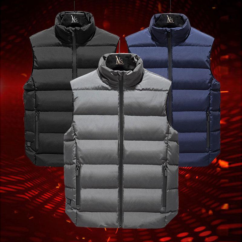 New Down Smart Heated Vest Winter Usb Charging Electric Heating Jackets For Ski Outdoor Warm Men's Coat Women's Vest 3 Colors, Black
New Down Smart Heated Vest Winter Usb Charging Electric Heating Jackets For Ski Outdoor Warm Men's Coat Women's Vest 3 Colors, Black