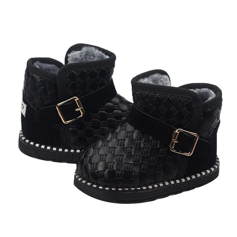 7-12Children's new winter cotton snow boots 2021 girls' short boots boys' warm children's Plush Pu snow kids shoes, Black
7-12Children's new winter cotton snow boots 2021 girls' short boots boys' warm children's Plush Pu snow kids shoes, Black