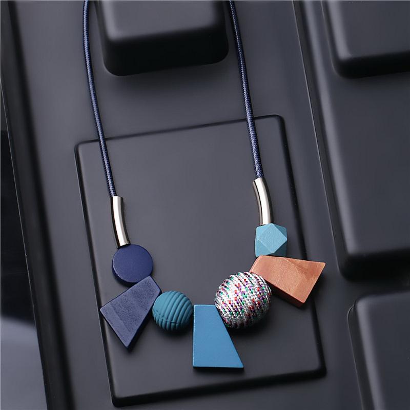 Large Wooden Beads Geometric Pendant Necklaces for Women Handmade Trendy Statement Necklace Vintage Fashion Jewelry Accessories
Large Wooden Beads Geometric Pendant Necklaces for Women Handmade Trendy Statement Necklace Vintage Fashion Jewelry Accessories