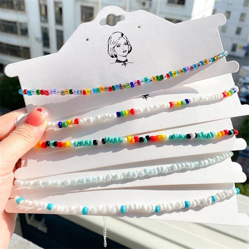 Chokers Simple Seed Beads Strand Necklace Women String Beaded Short Choker Jewelry Gift 1pc
Chokers Simple Seed Beads Strand Necklace Women String Beaded Short Choker Jewelry Gift 1pc