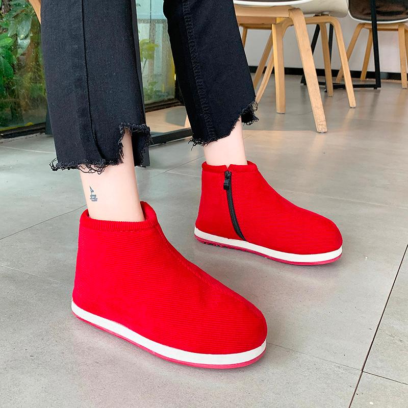 Women Winter Snow Boots Warm Slip-on Women's Shoes Fur Plush Ankle Boots Non-slip Winter Footwear Platform Ladies Red, Black
Women Winter Snow Boots Warm Slip-on Women's Shoes Fur Plush Ankle Boots Non-slip Winter Footwear Platform Ladies Red, Black