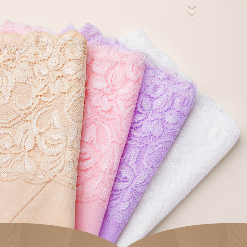 3Pcs/lot Anti Emptied Boyshort Laces Butt Lifter Panties Women High Waist Slimming Underwear Ladies Body Shaper Tummy Shapewear 201112