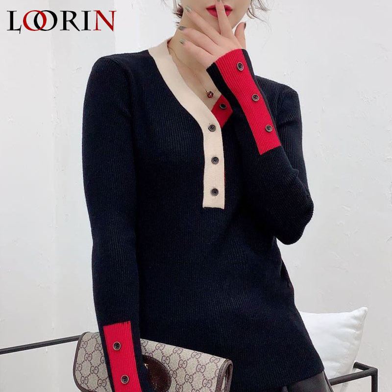 Lorin Women's turtleneck Autumn Winter Casual Sexy Sweet Fashion Buttons V-Neck Jumper Women's sweater, White;black
Lorin Women's turtleneck Autumn Winter Casual Sexy Sweet Fashion Buttons V-Neck Jumper Women's sweater, White;black