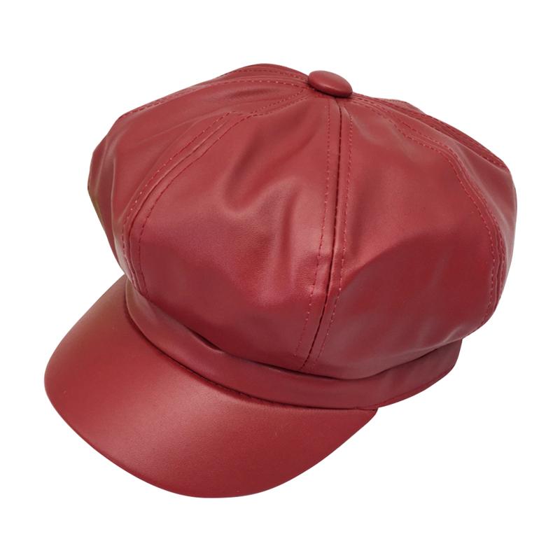 8 Panels For Women Birthday Gift Beret Cap Comfortable Fashion Casual Stretchy Autumn Shopping PU Leather Daily Dating, Black 
8 Panels For Women Birthday Gift Beret Cap Comfortable Fashion Casual Stretchy Autumn Shopping PU Leather Daily Dating, Black