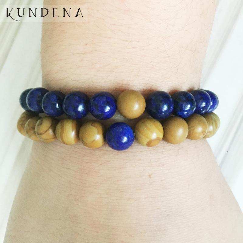 Tennis 8MM Lapis Lazuli Couples Bracelet His And Hers Gift J-asper Stone Meditation Wood Stripe Sets1
Tennis 8MM Lapis Lazuli Couples Bracelet His And Hers Gift J-asper Stone Meditation Wood Stripe Sets1