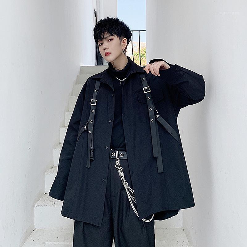 Male Streetwear Punk Gothic Stage Party Dress Shirt Loose Casual Black Cargo Long Sleeve 2020 Shirt oversize Cardigan Outerwear1
Male Streetwear Punk Gothic Stage Party Dress Shirt Loose Casual Black Cargo Long Sleeve 2020 Shirt oversize Cardigan Outerwear1