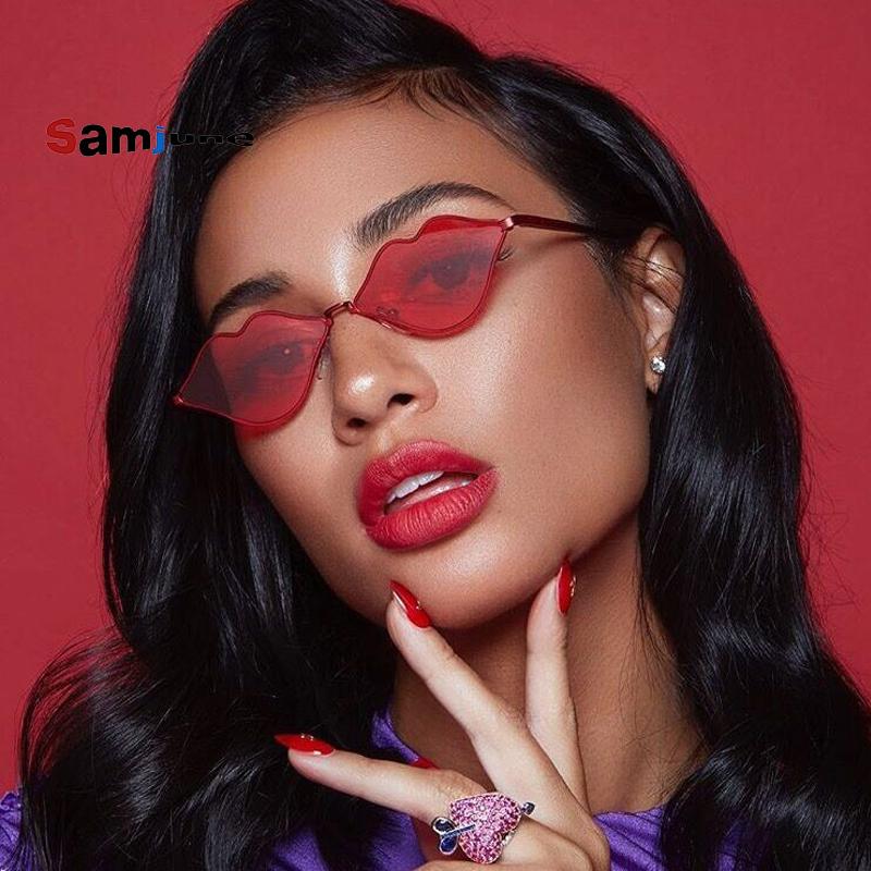 Samjune Small Red Sunglasses Women Vintage Lips Ladies Sun Glasses Brand Designer Retro Herat Sunglasses-women Eyewear Shades
Samjune Small Red Sunglasses Women Vintage Lips Ladies Sun Glasses Brand Designer Retro Herat Sunglasses-women Eyewear Shades