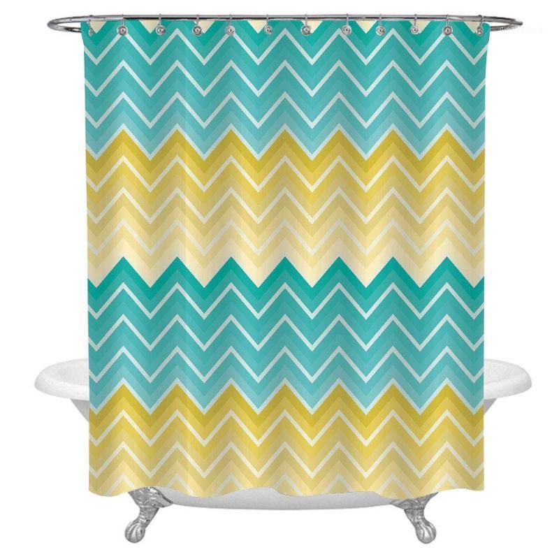 Yellow and Blue Shower Curtain for Modern Home Decor,Horizontal Chevron Motifs Zigzag Lines Pattern Ombre Inspired Design1
Yellow and Blue Shower Curtain for Modern Home Decor,Horizontal Chevron Motifs Zigzag Lines Pattern Ombre Inspired Design1
