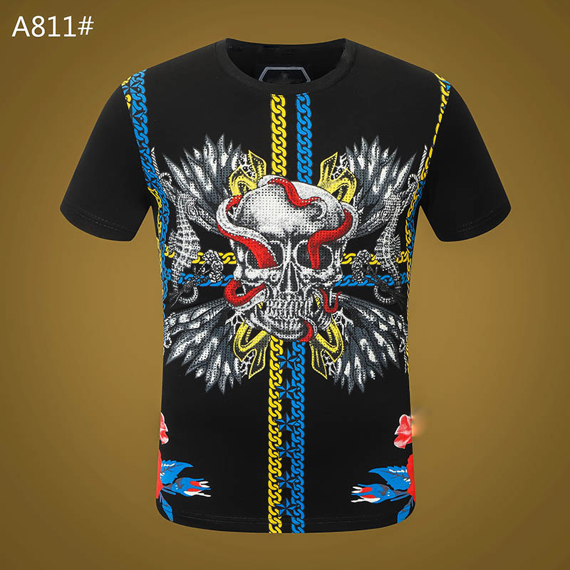 100% Cotton Skull T Shirts Mens Summer Basic Solid crystal T-shirt Casual Tees Punk High Quality print letter man Skateboard tops Tee Fashio, White;black
100% Cotton Skull T Shirts Mens Summer Basic Solid crystal T-shirt Casual Tees Punk High Quality print letter man Skateboard tops Tee Fashio, White;black