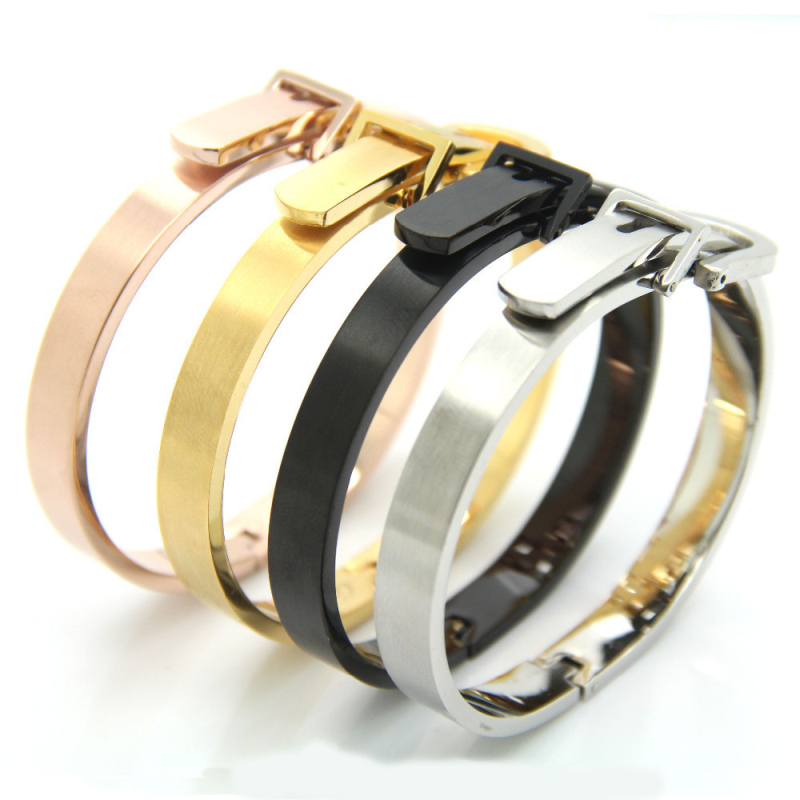 Nobility Women Gift Classic Adjustable Stainless Steel Buckle Bangle Bracelet Collect Artwork Jewelry
Nobility Women Gift Classic Adjustable Stainless Steel Buckle Bangle Bracelet Collect Artwork Jewelry