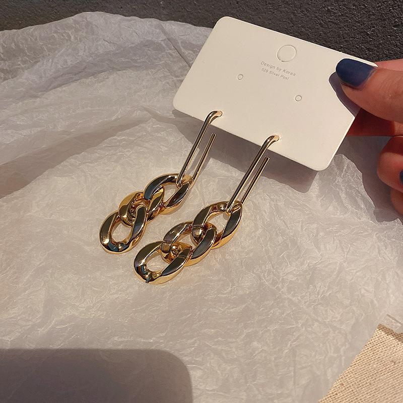 Punk Style Geometric Metal Chain Dangle Earrings For Women Tassel Long Temperament Earring Party Jewelry Accessories
Punk Style Geometric Metal Chain Dangle Earrings For Women Tassel Long Temperament Earring Party Jewelry Accessories