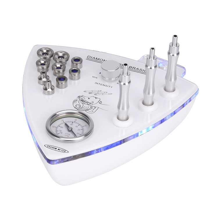 3 in 1 Vacuum Diamond Microdermabrasion Dermabrasion Machine Skin Peeling Beauty Machine BWrinkles Blackhead Removal Device